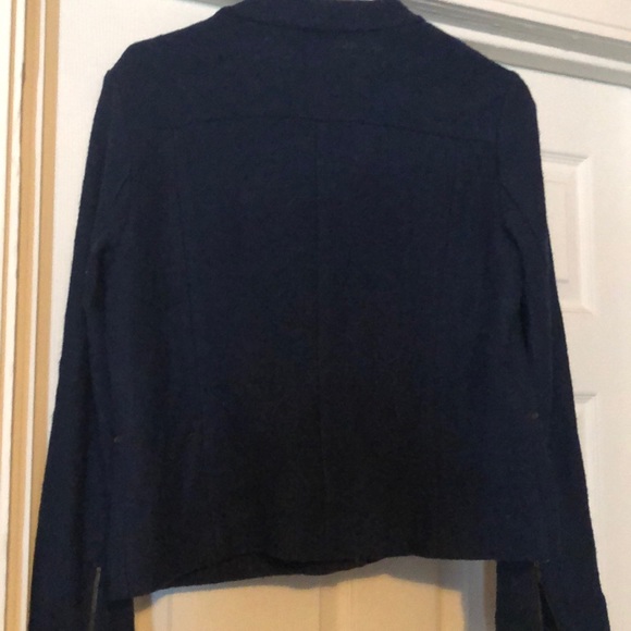 Modern Talbots boiled wool zip jacket 6 - Picture 6 of 8